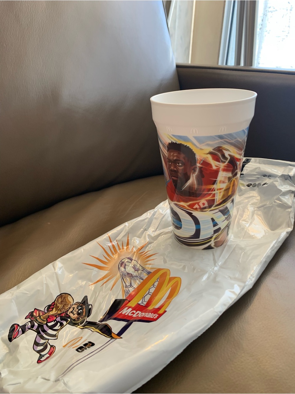 McDonald's FIFA ⚽️ World Cup 🏟️ 2026 Canadian soccer star Alphonso Davies Cup